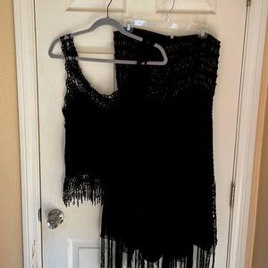 Beautiful outfit for an evening out on the town.